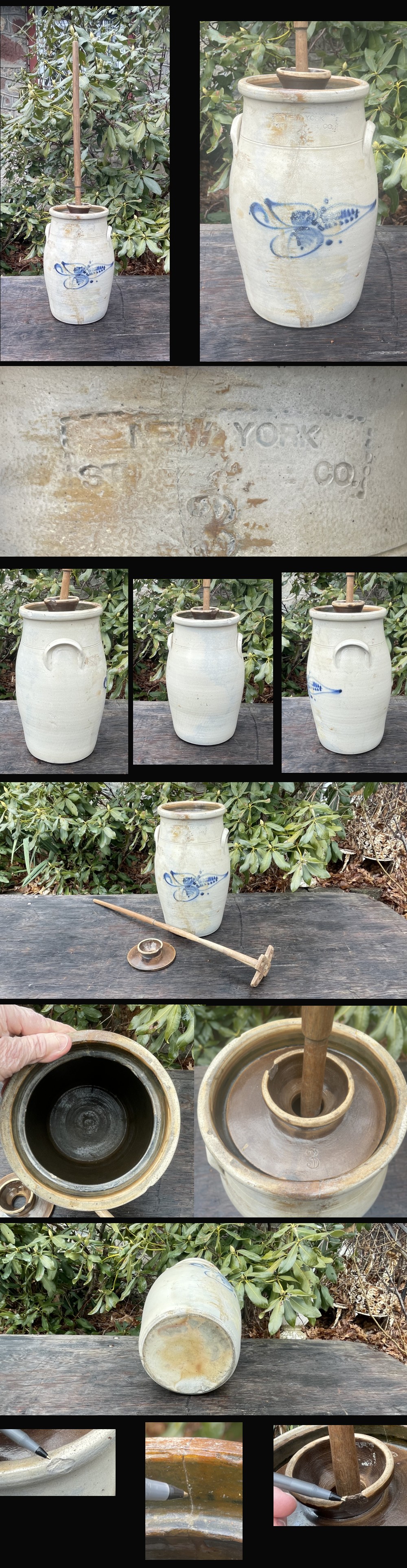 Antique English Butter Churn - New England Garden Company